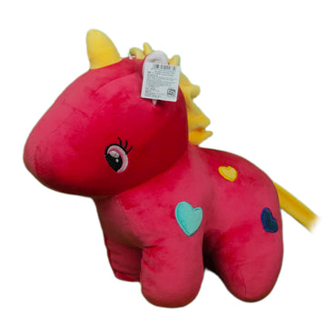 Fairy Unicorn Plush Soft Toy For Ages 3 Years And Up - Red, 45cm