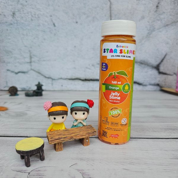 Star Slime for Kids Orange
