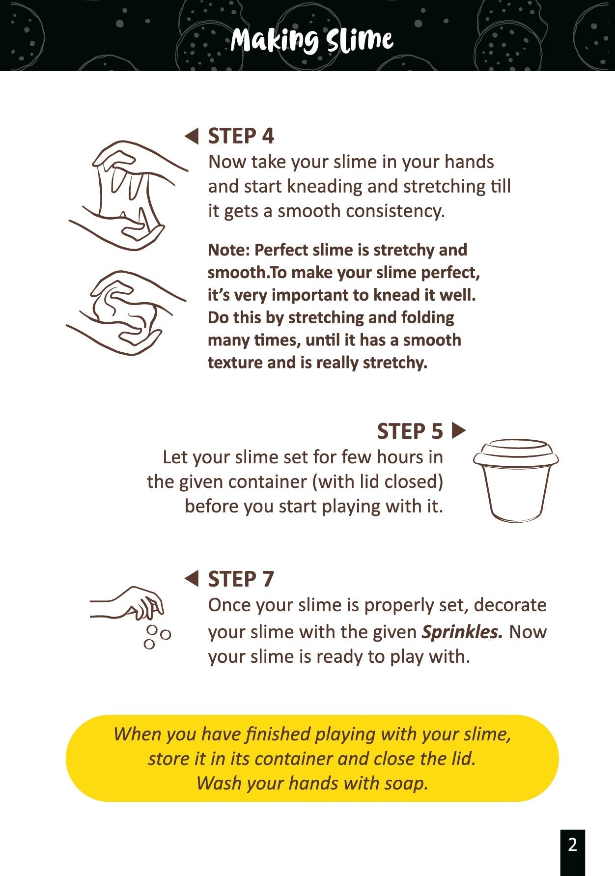 Cookie Cream Slime Kit for Kids 100% Safe & Non Toxic