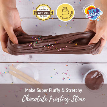 Chocolate Frosting Slime Kit for Kids 100% Safe & Non Toxic