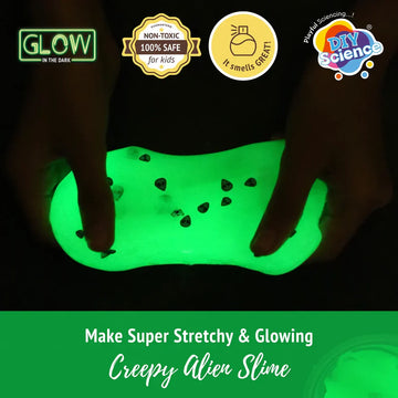 Creepy Alien Slime Kit for Kids 100% Safe & Non Toxic