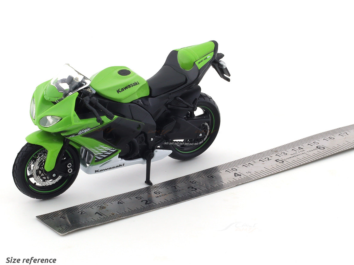 Kawasaki Ninja ZX 10R 1:18 licensed diecast Scale Model bike collectible