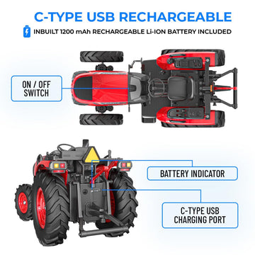 New Mahindra OJA RC Tractor Toy