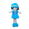 Winky Rag Doll Plush Soft Toy Wearing Blue Dress for Ages 3 Years and Up, 40cm