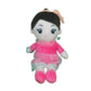Ellie Rag Doll Plush Soft Toy Wearing Pink Dress for Ages 3 Years and Up, 45cm