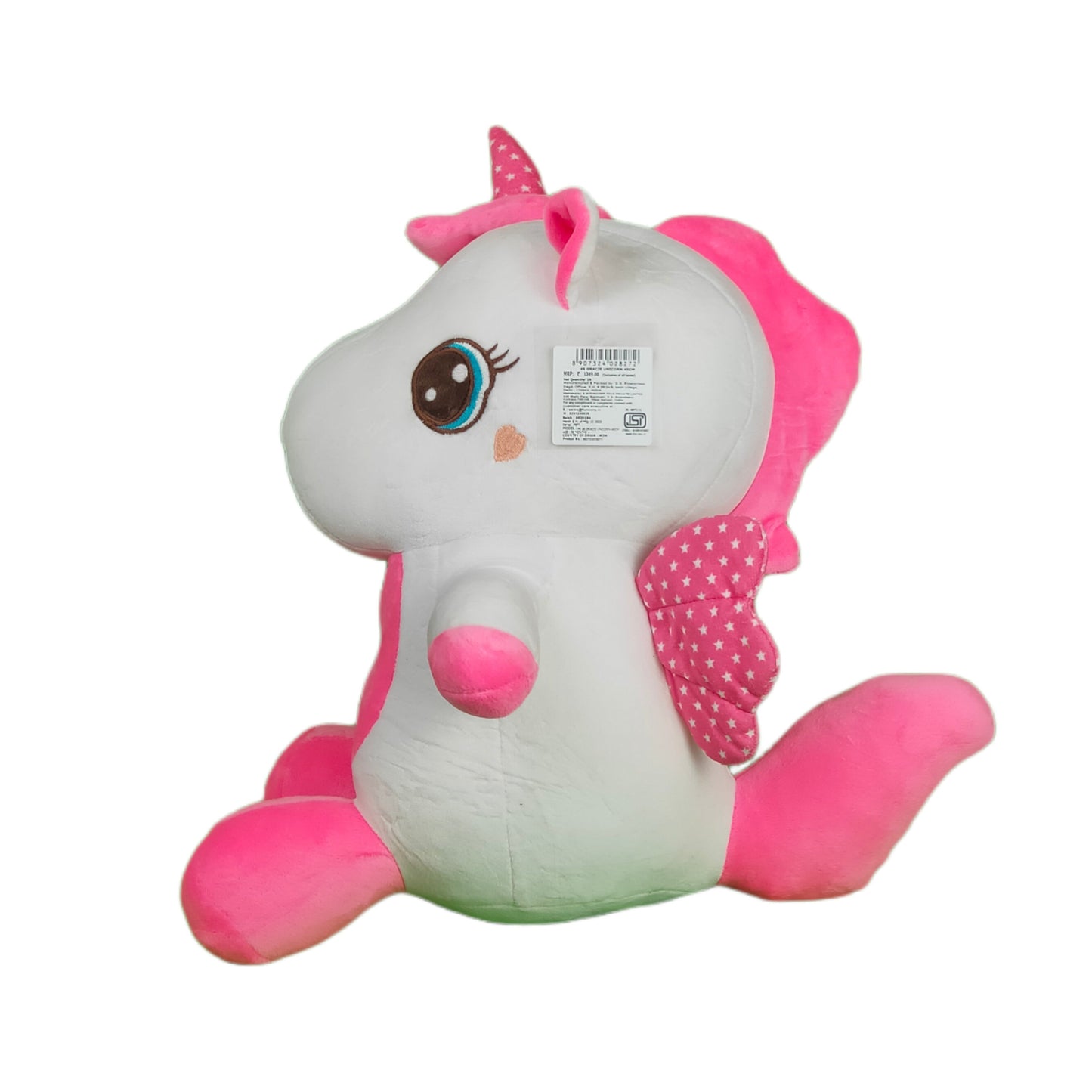 Garcie The Unicorn Plush Soft Toy For Ages 3 Years And Up - Pink, 45cm