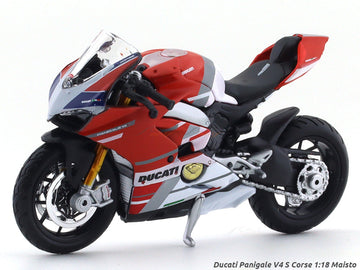 Ducati Panigale V4 S Corse 1:18 diecast Scale Model bike collectible - licensed