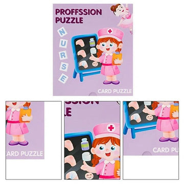 6 In 1 Card Puzzle Profession