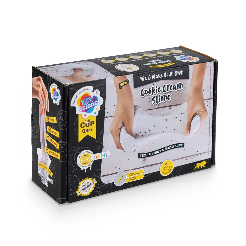 Cookie Cream Slime Kit for Kids 100% Safe & Non Toxic