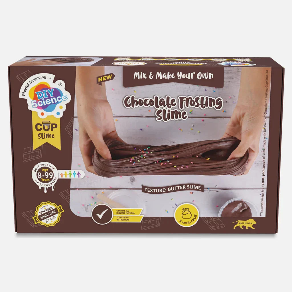 Chocolate Frosting Slime Kit for Kids 100% Safe & Non Toxic