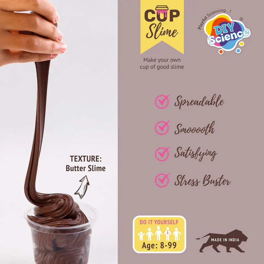 Chocolate Frosting Slime Kit for Kids 100% Safe & Non Toxic