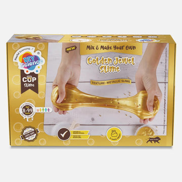 Golden Jewel Slime Kit for Kids 100% Safe & Non Toxic