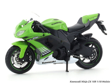 Kawasaki Ninja ZX 10R 1:18 licensed diecast Scale Model bike collectible