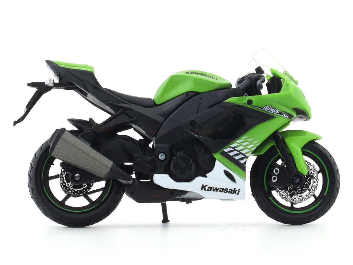 Kawasaki Ninja ZX 10R 1:18 licensed diecast Scale Model bike collectible