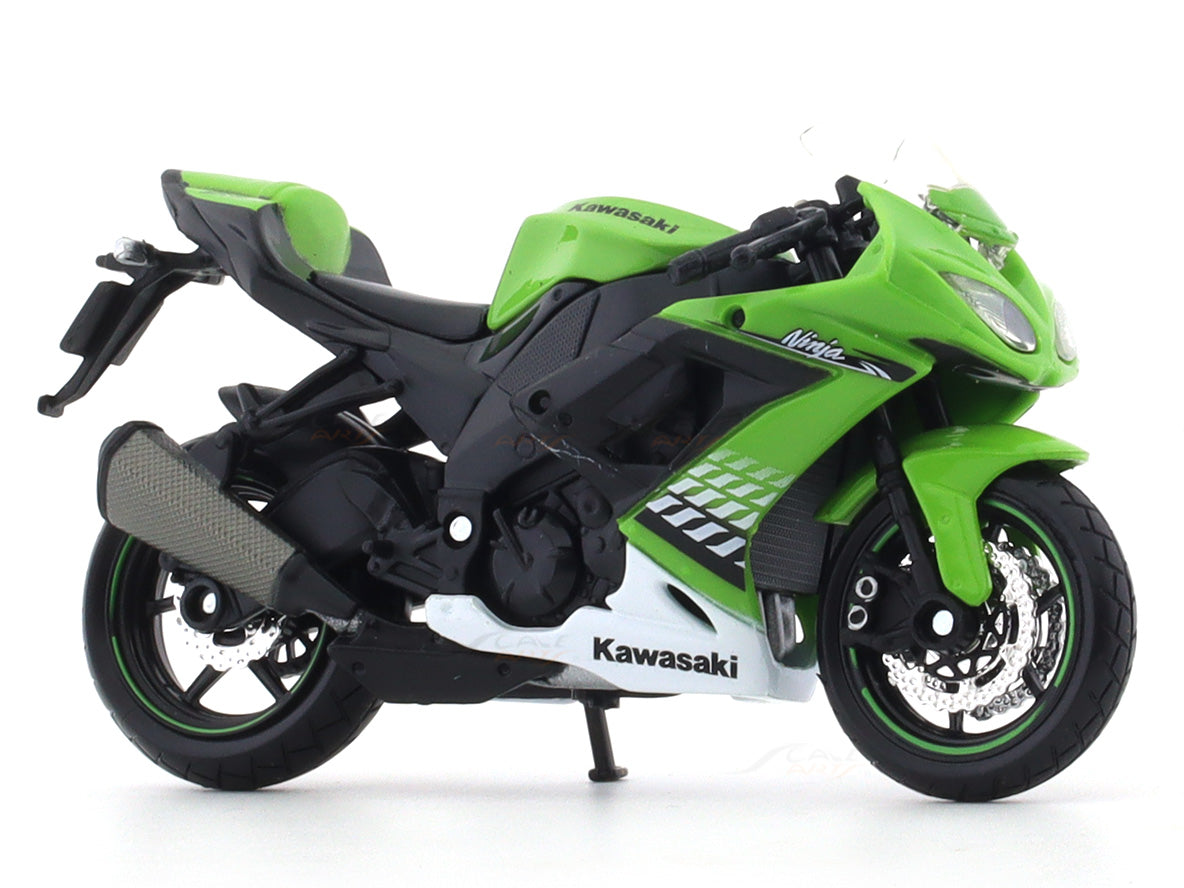 Kawasaki Ninja ZX 10R 1:18 licensed diecast Scale Model bike collectible