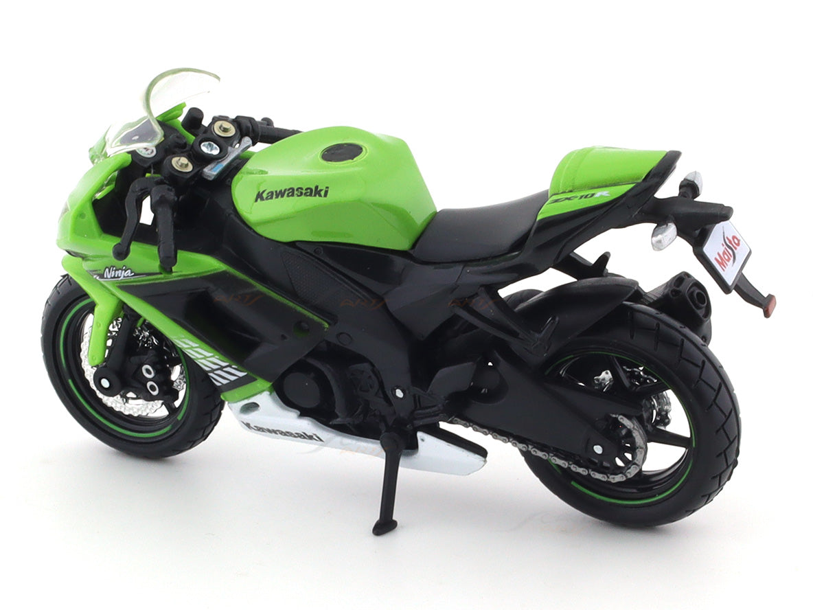 Kawasaki Ninja ZX 10R 1:18 licensed diecast Scale Model bike collectible