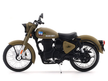 Royal Enfield Classic 350 Signals Sandstorm 1:12 Maisto licensed diecast scale model bike collectible