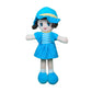 Winky Rag Doll Plush Soft Toy Wearing Sky Dress for Ages 3 Years and Up, 40cm
