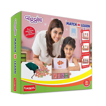 Giggles Match n Learn - Educational Toy for Ages 3-12 Years